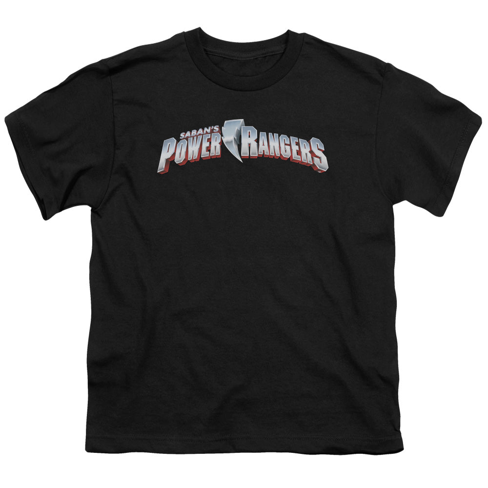 Power Rangers New Logo Kids Youth T Shirt Black