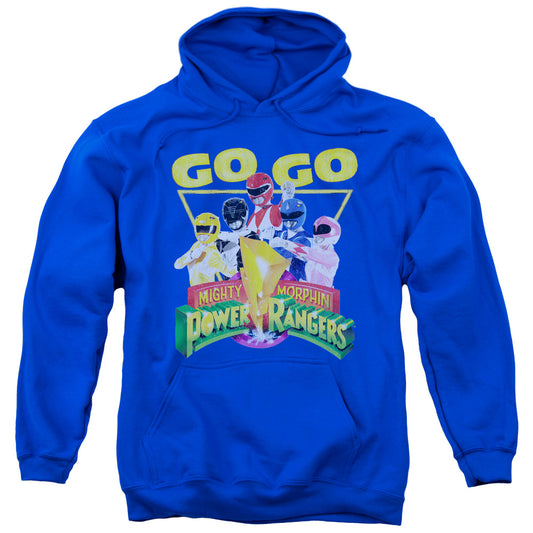 Power Rangers Go Go Mens Hoodie Royal Blue