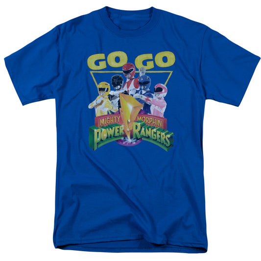 Power Rangers Go Go Mens T Shirt Royal Blue