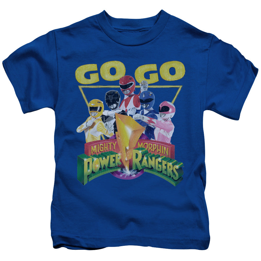 Power Rangers Go Go Juvenile Kids Youth T Shirt Royal Blue