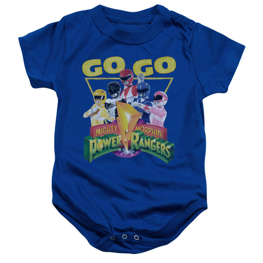 Power Rangers Go Go Infant Baby Snapsuit Royal Blue