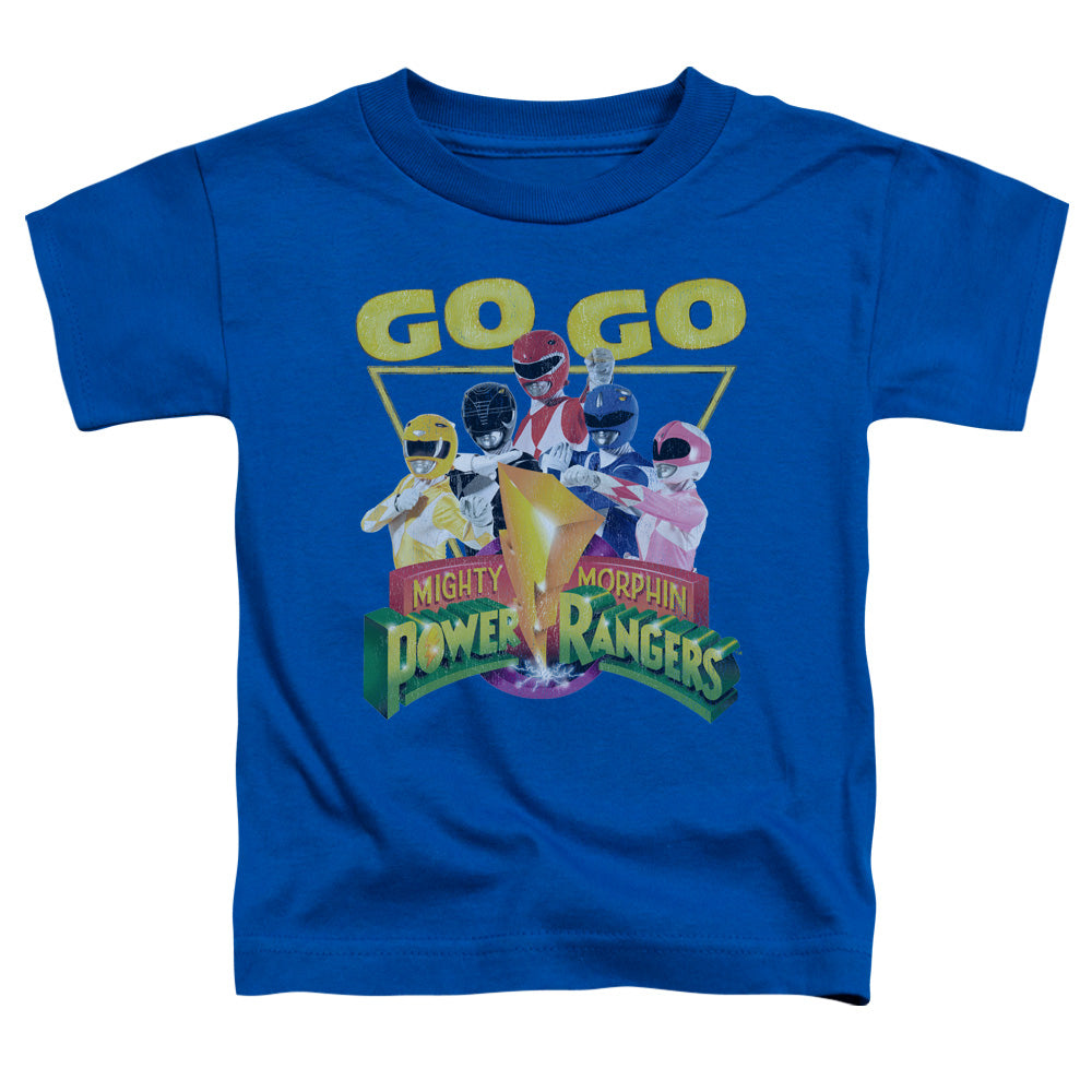 Power Rangers Go Go Toddler Kids Youth T Shirt Royal Blue