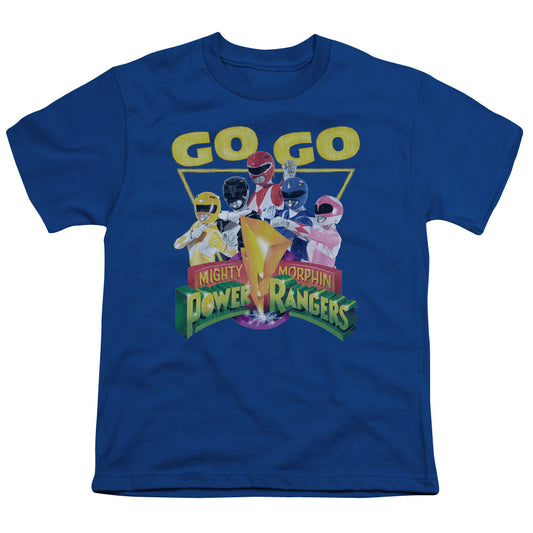 Power Rangers Go Go Kids Youth T Shirt Royal Blue