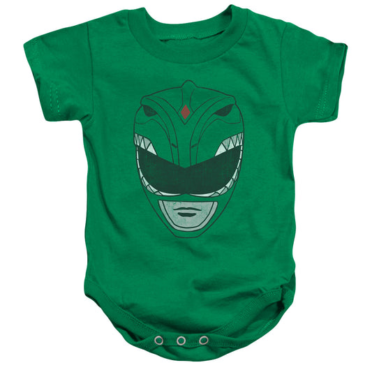 Power Rangers Green Ranger Infant Baby Snapsuit Kelly Green