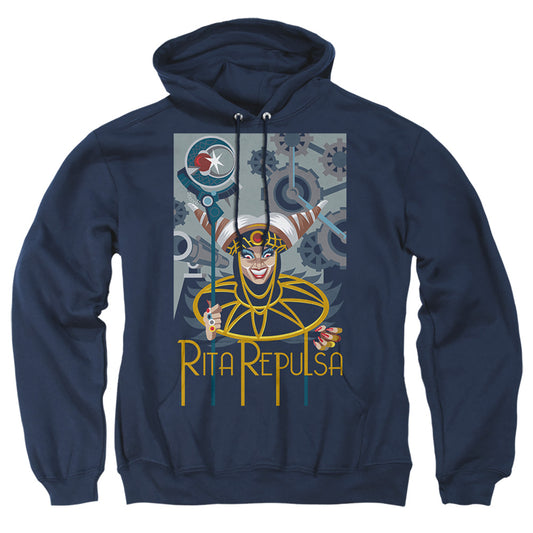 Power Rangers Rita Deco Mens Hoodie Navy