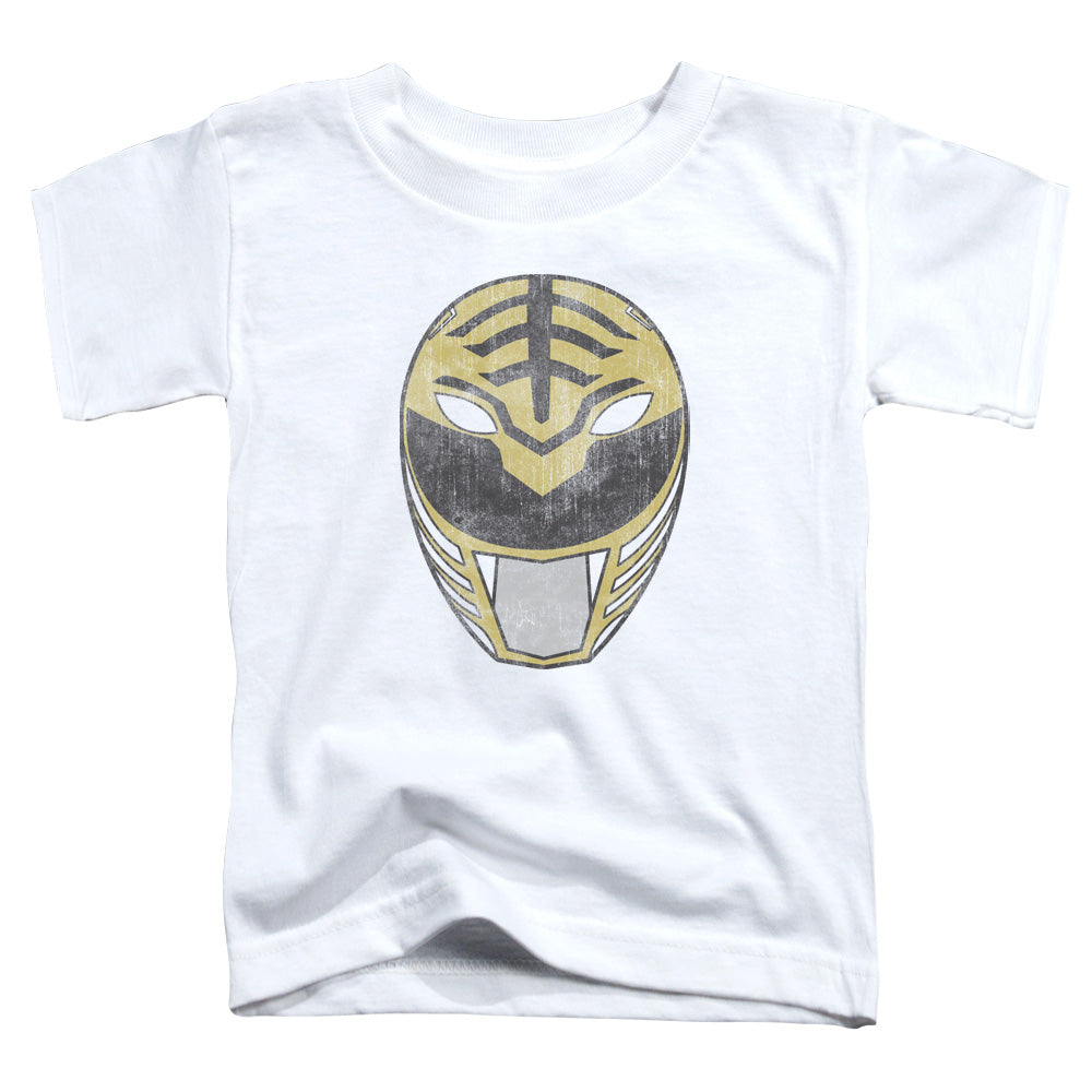 Power Rangers White Ranger Mask Toddler Kids Youth T Shirt White