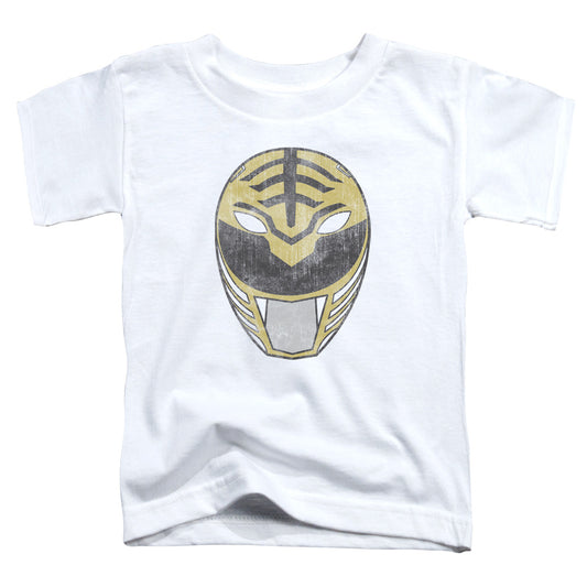 Power Rangers White Ranger Mask Toddler Kids Youth T Shirt White