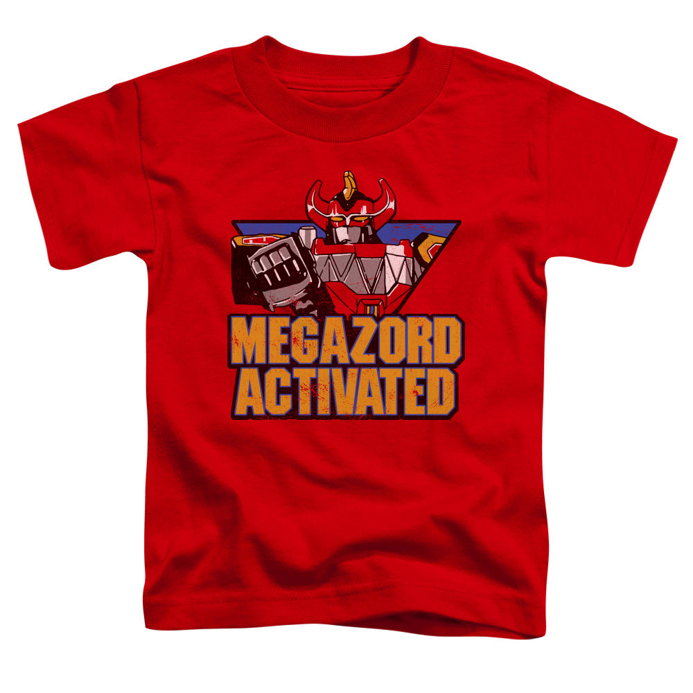 Power Rangers Megazord Activated Toddler Kids Youth T Shirt Red