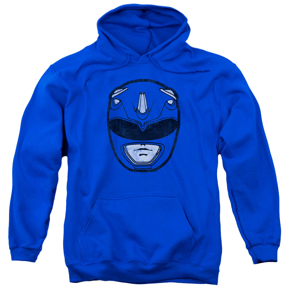 Power Rangers Blue Ranger Mask Mens Hoodie Royal Blue