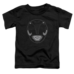 Power Rangers Black Ranger Mask Toddler Kids Youth T Shirt Black