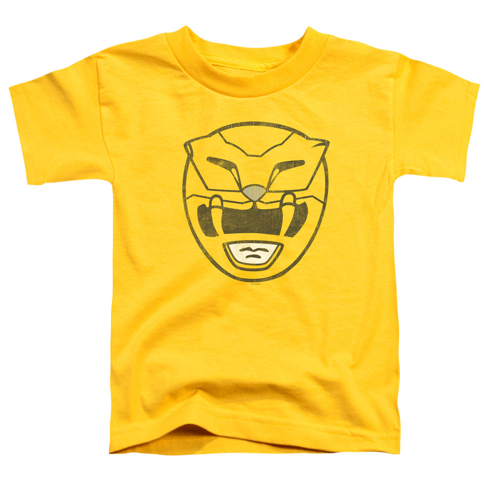 Power Rangers Yellow Ranger Mask Toddler Kids Youth T Shirt Yellow