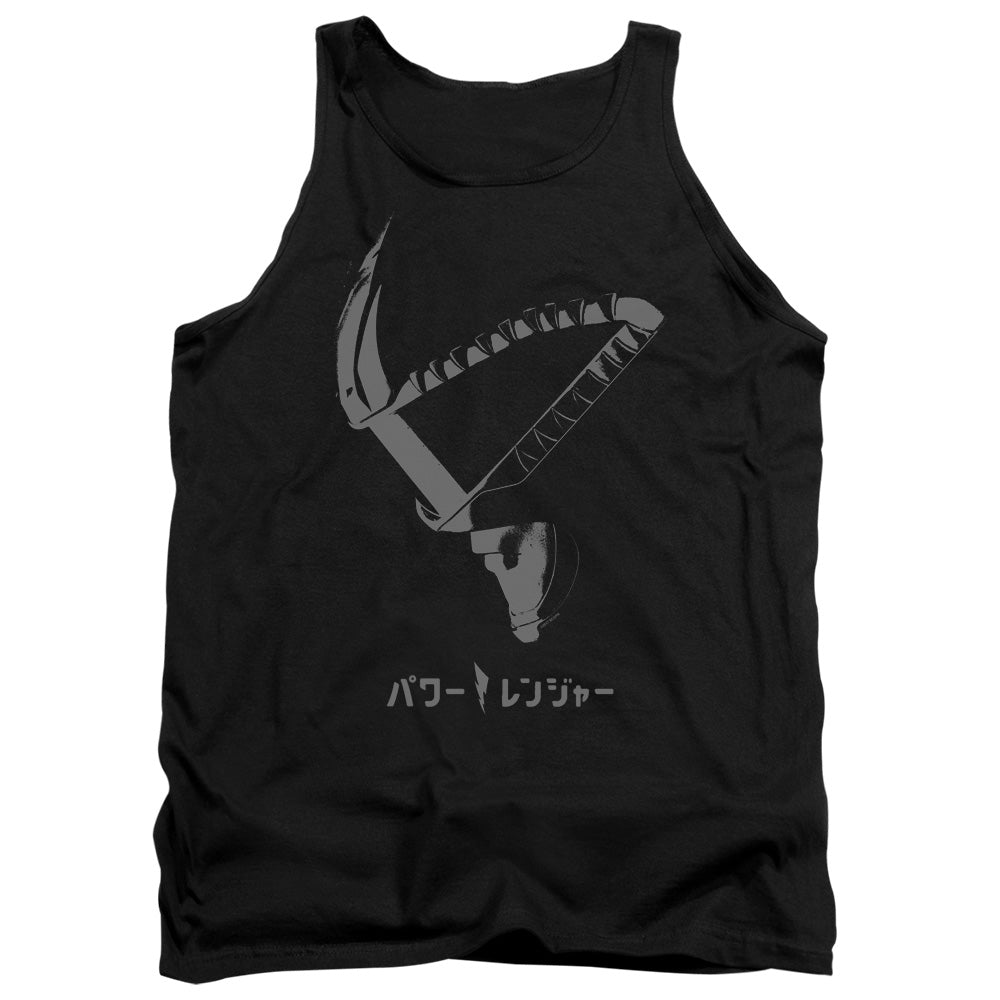 Power Rangers Helmet Mens Tank Top Shirt Black