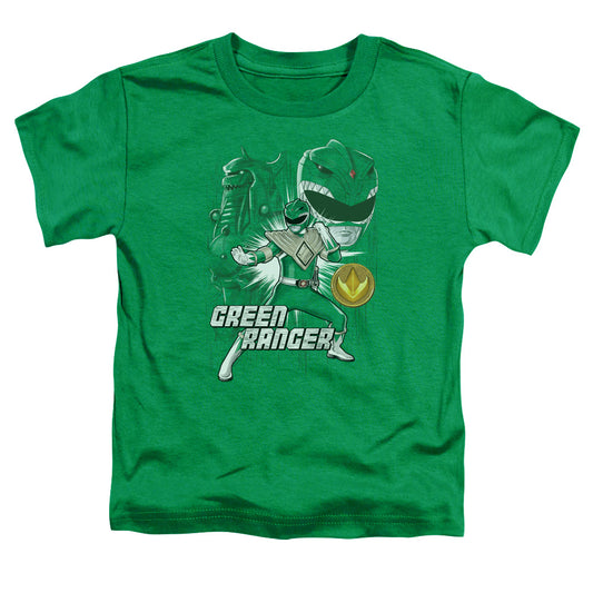 Power Rangers Green Ranger Toddler Kids Youth T Shirt Kelly Green