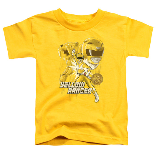 Power Rangers Yellow Ranger Toddler Kids Youth T Shirt Yellow