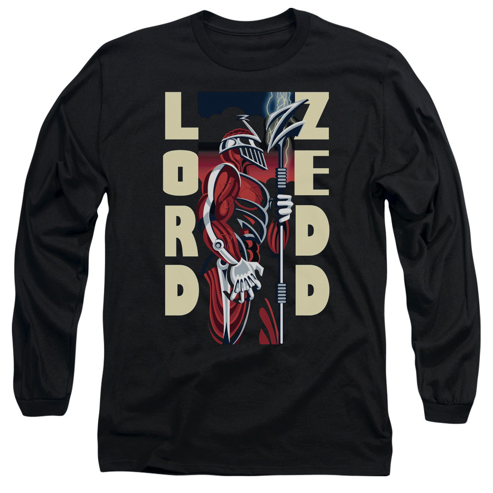 Power Rangers Zedd Deco Mens Long Sleeve Shirt Black