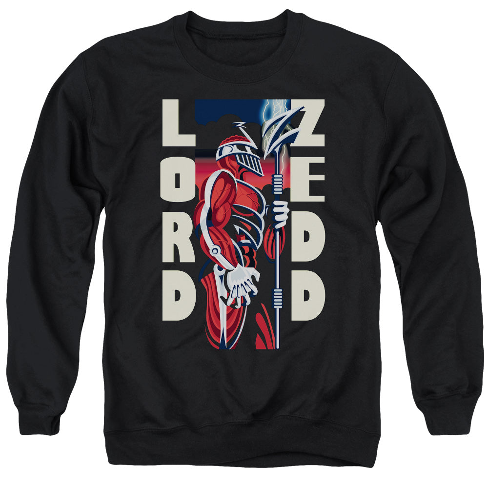 Power Rangers Zedd Deco Mens Crewneck Sweatshirt Black