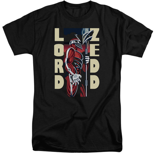 Power Rangers Zedd Deco Mens Tall T Shirt Black