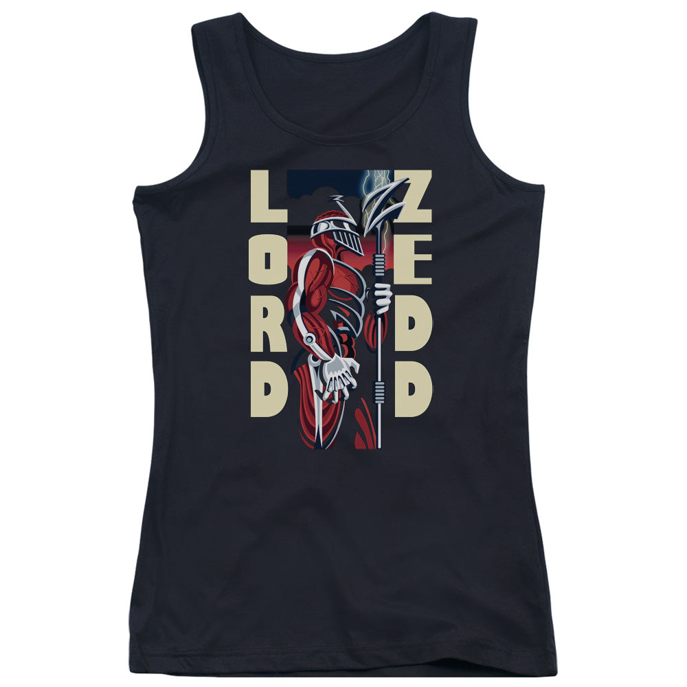 Power Rangers Zedd Deco Womens Tank Top Shirt Black