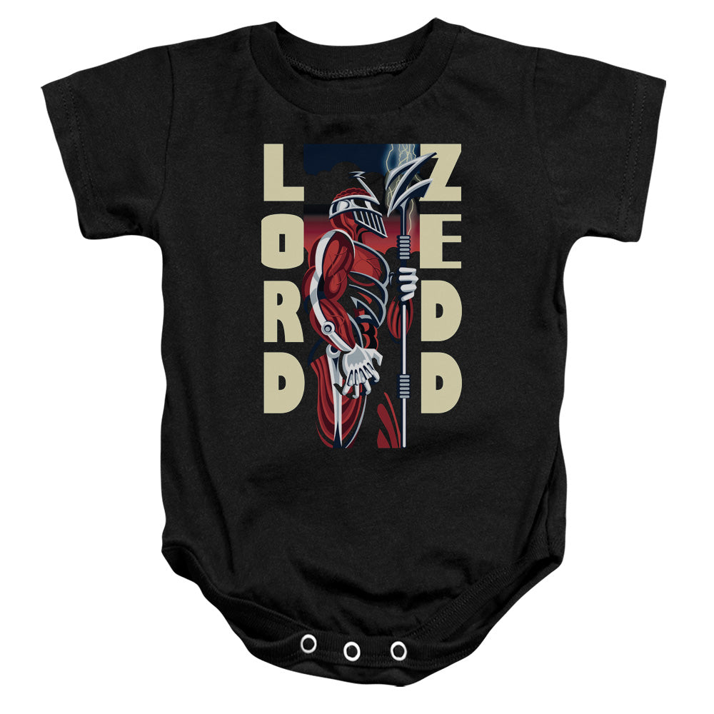 Power Rangers Zedd Deco Infant Baby Snapsuit Black