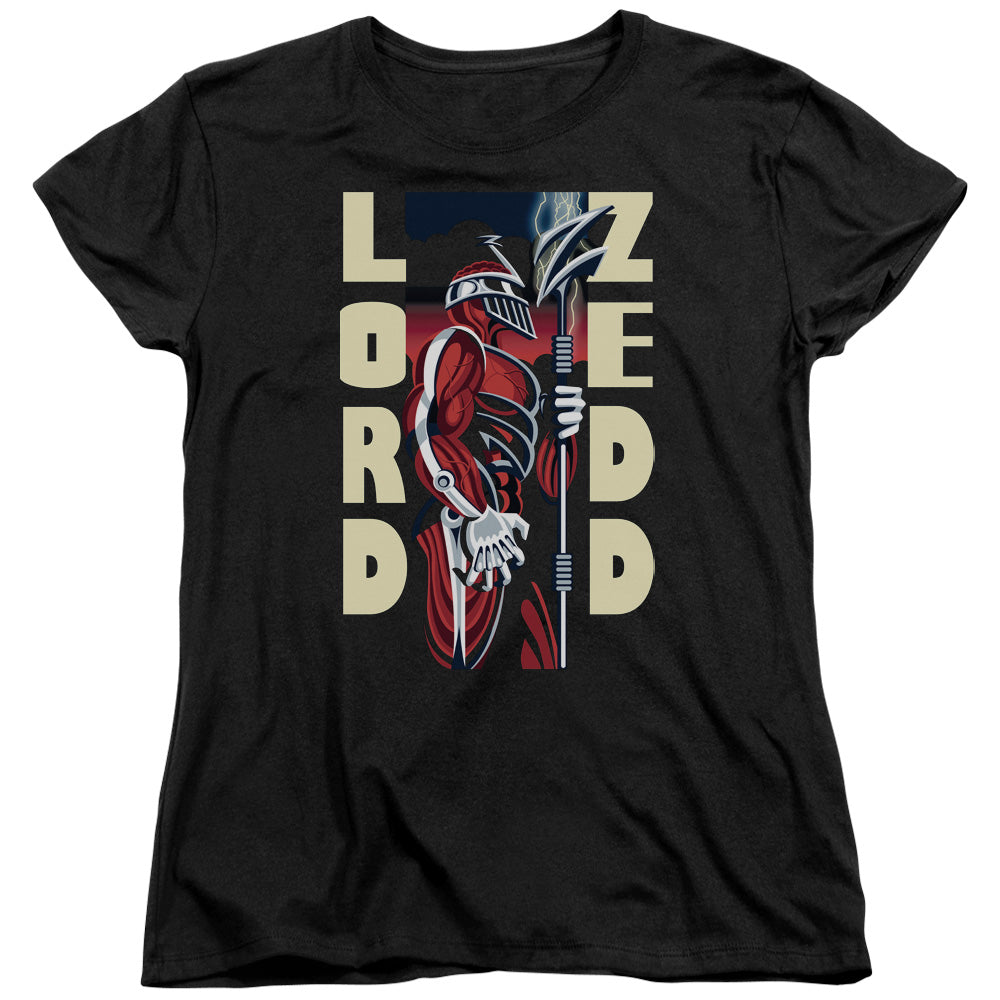 Power Rangers Zedd Deco Womens T Shirt Black