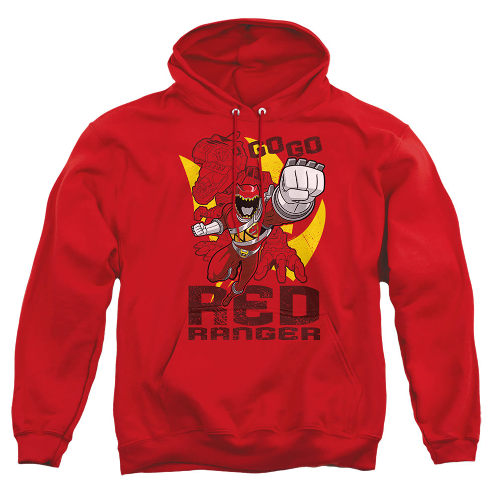 Power Rangers Go Red Mens Hoodie Red