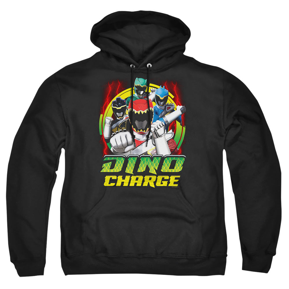 Power Rangers Dino Lightning Mens Hoodie Black