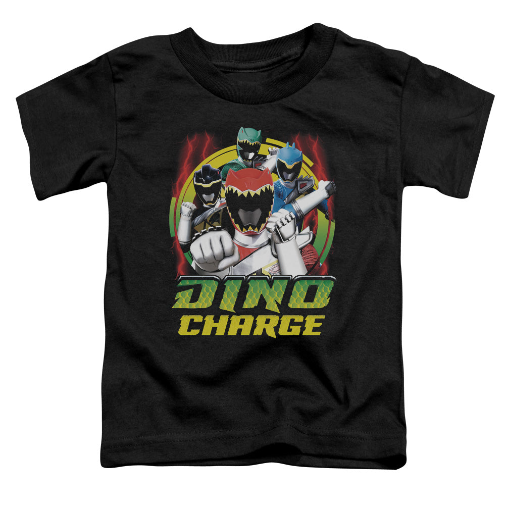 Power Rangers Dino Lightning Toddler Kids Youth T Shirt Black