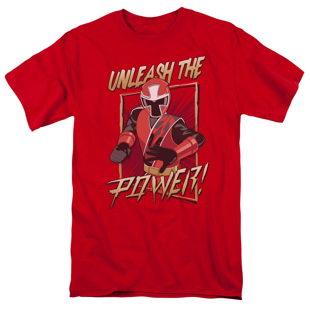 Power Rangers Unleash Mens T Shirt Red