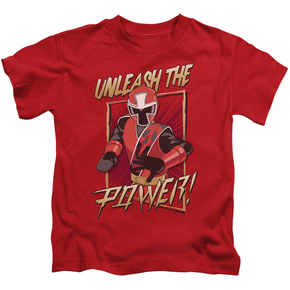 Power Rangers Unleash Juvenile Kids Youth T Shirt Red