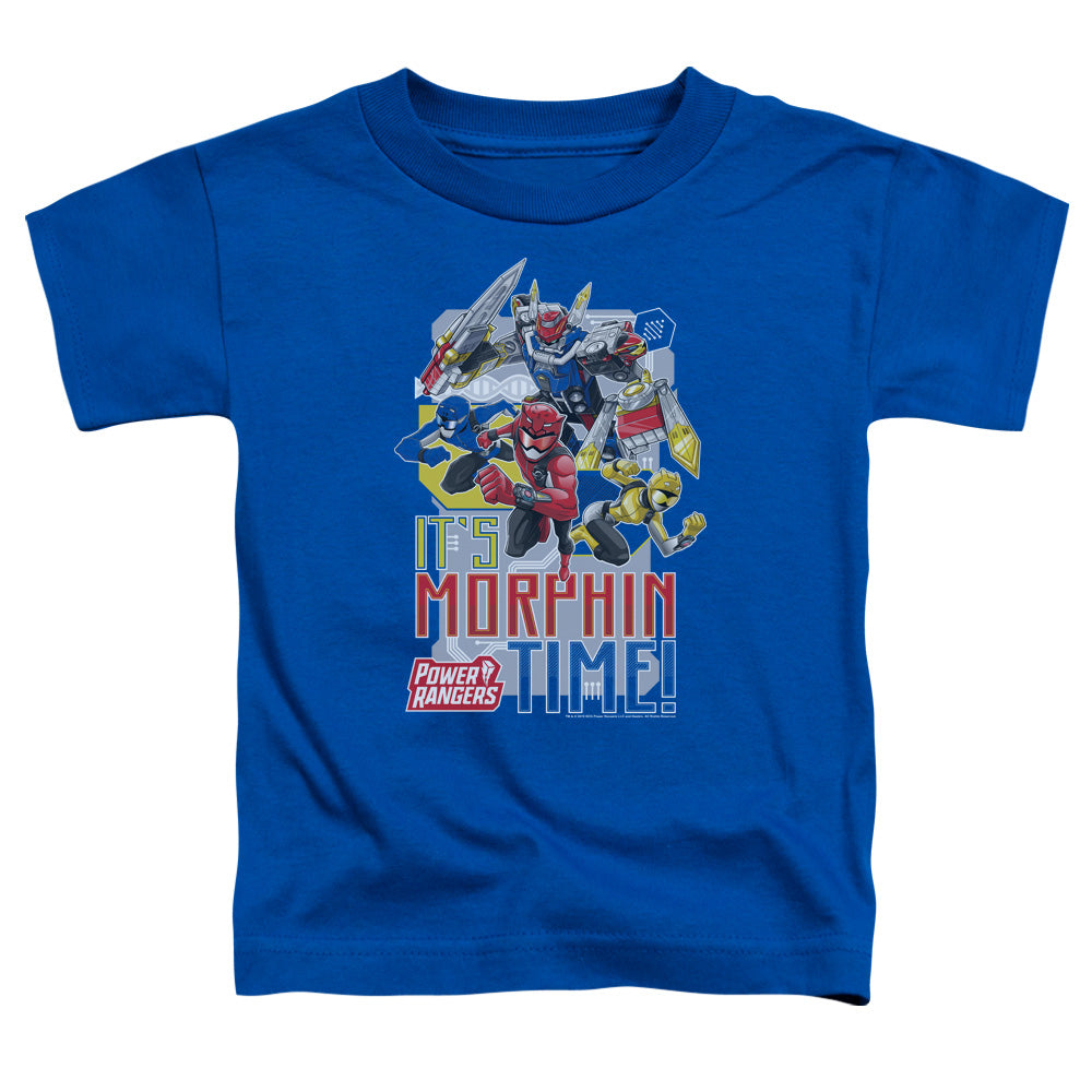 Power Rangers Morphin Time Toddler Kids Youth T Shirt Royal Blue