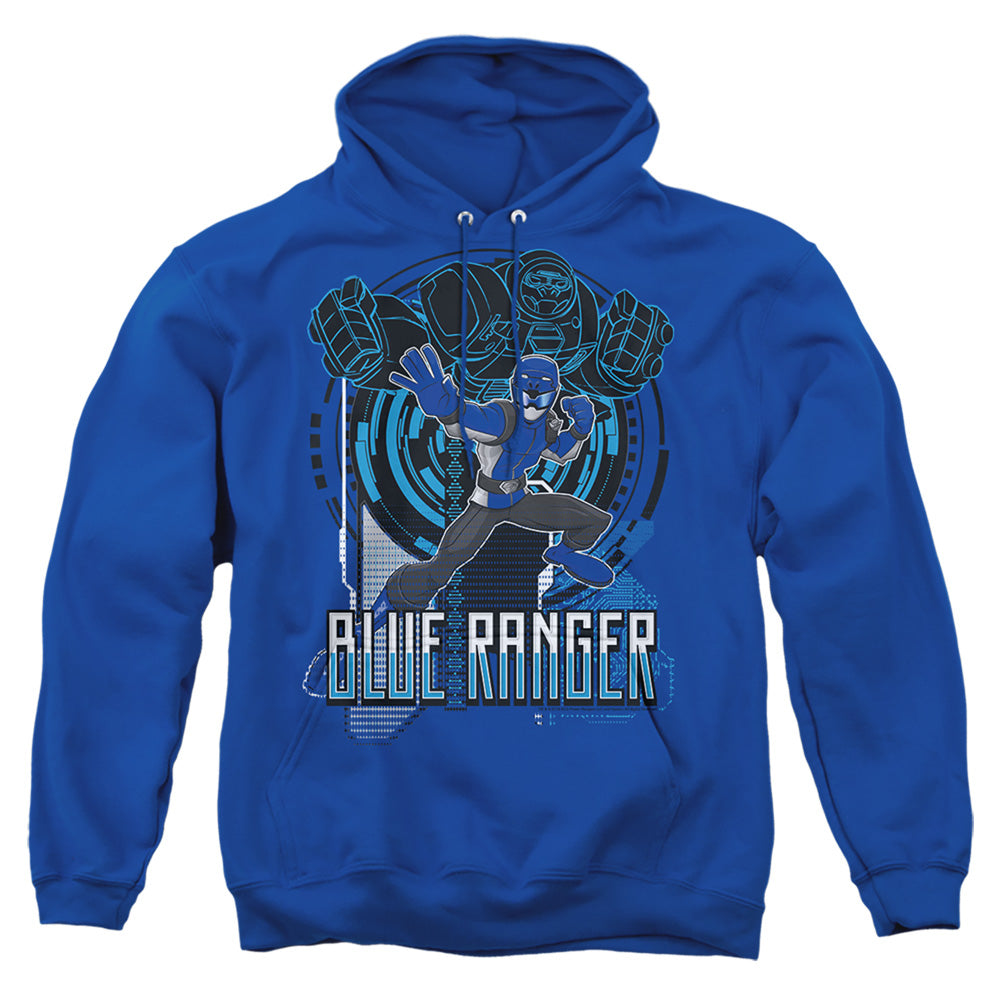 Power Rangers Blue Ranger Mens Hoodie Royal Blue