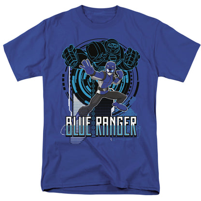 Power Rangers Blue Ranger Mens T Shirt Royal Blue