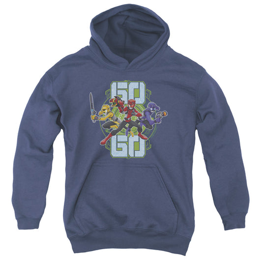 Power Rangers Go Go Kids Youth Hoodie Navy Blue