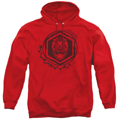 Power Rangers Red Ranger Mens Hoodie Red