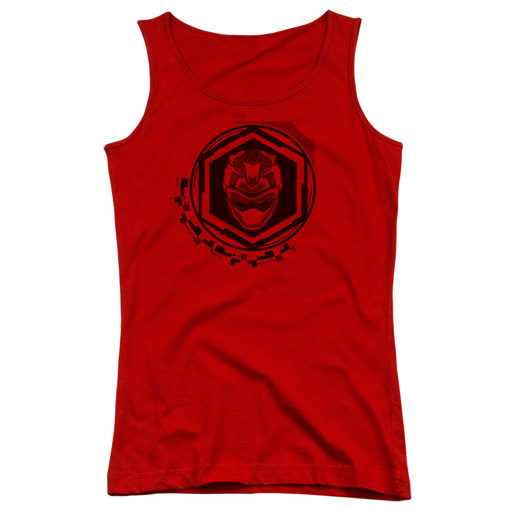 Power Rangers Red Ranger Womens Tank Top Shirt Red