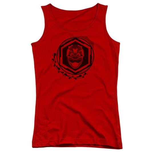 Power Rangers Red Ranger Womens Tank Top Shirt Red