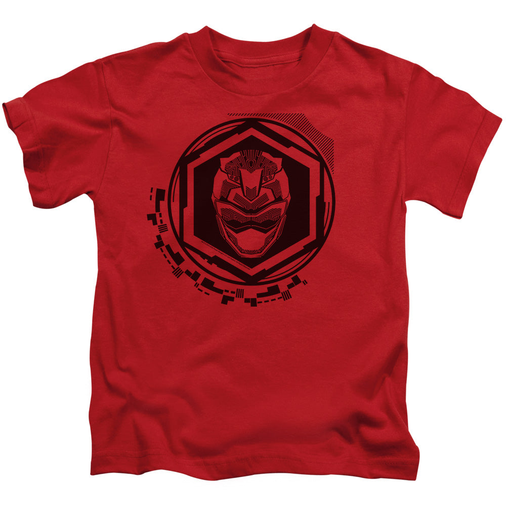 Power Rangers Red Ranger Juvenile Kids Youth T Shirt Red