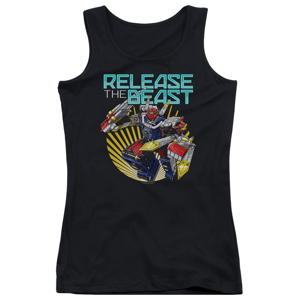 Power Rangers Beast Release Womens Tank Top Shirt Black