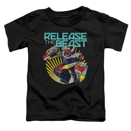 Power Rangers Beast Release Toddler Kids Youth T Shirt Black