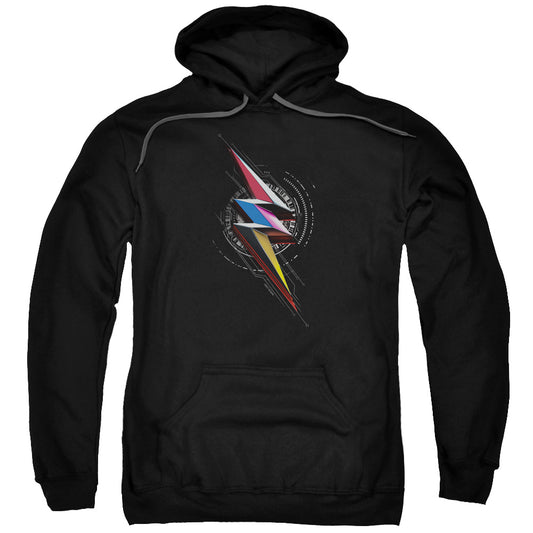 Power Rangers Bolt Sigil Mens Hoodie Black