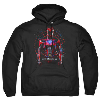 Power Rangers Red Ranger Mens Hoodie Black