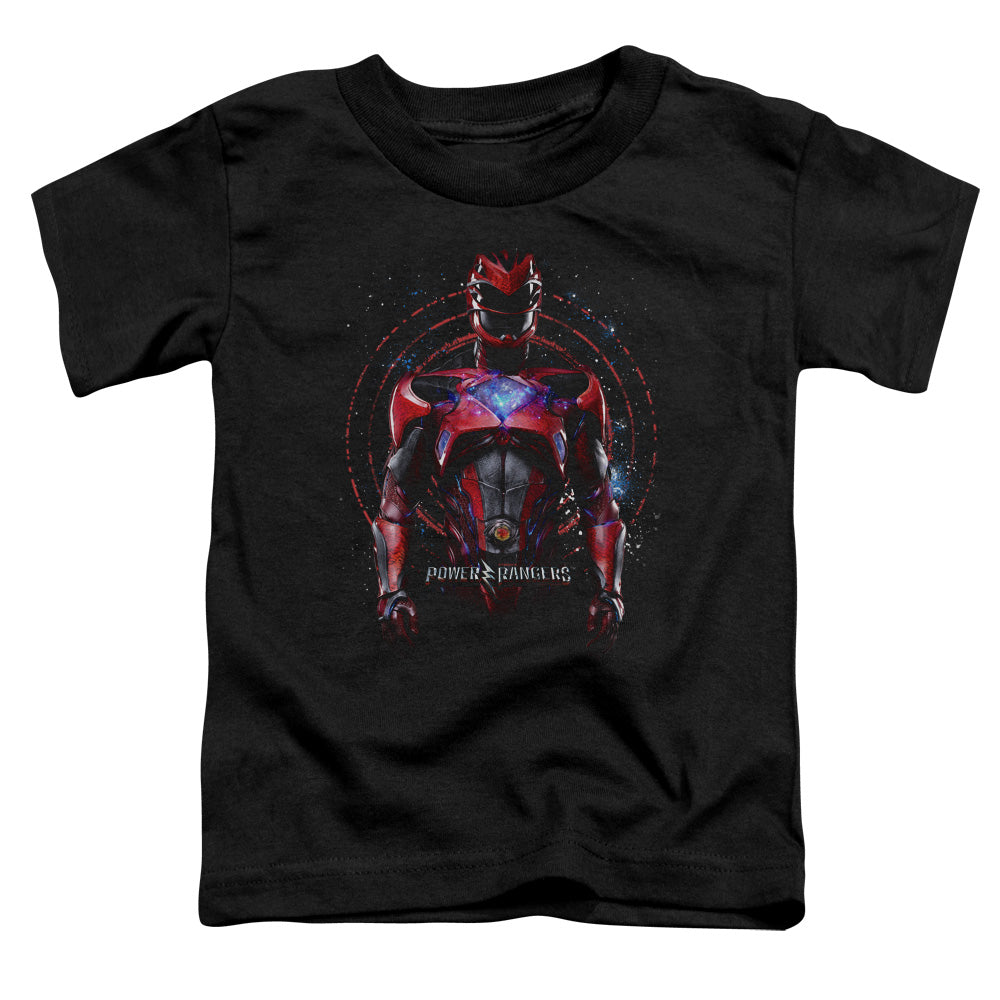 Power Rangers Red Ranger Toddler Kids Youth T Shirt Black