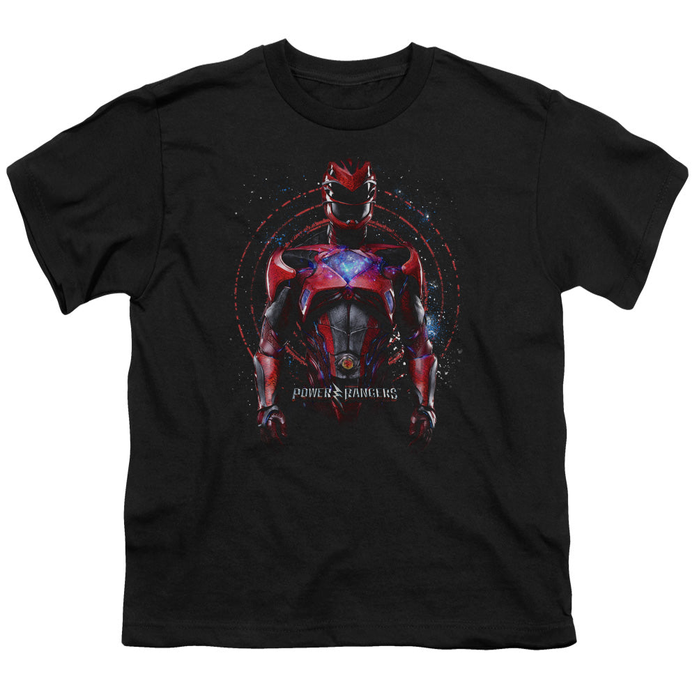 Power Rangers Red Ranger Kids Youth T Shirt Black