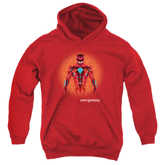 Power Rangers Red Power Ranger Graphic Kids Youth Hoodie Red