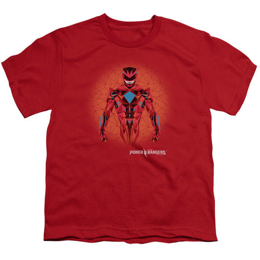 Power Rangers Red Power Ranger Graphic Kids Youth T Shirt Red