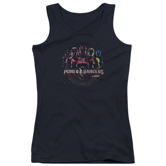 Power Rangers Ranger Circuitry Womens Tank Top Shirt Black