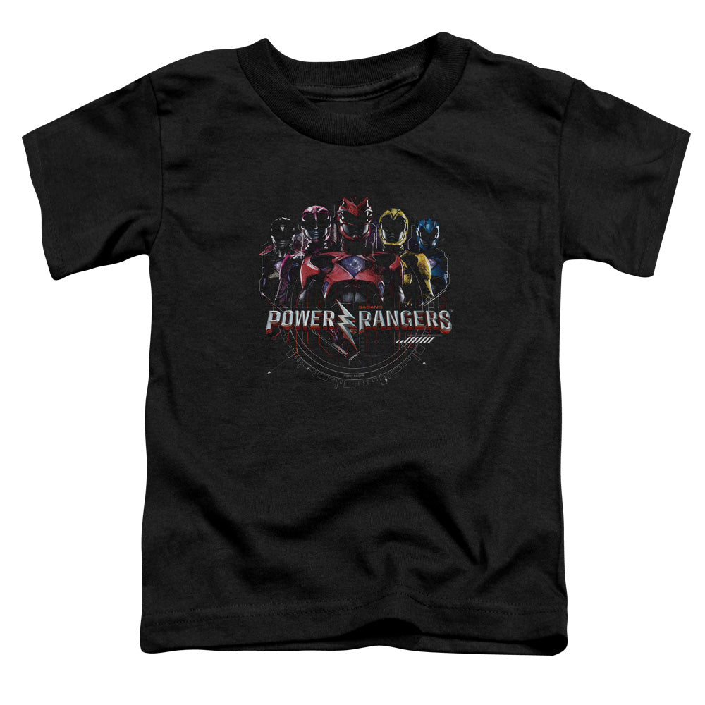 Power Rangers Ranger Circuitry Toddler Kids Youth T Shirt Black