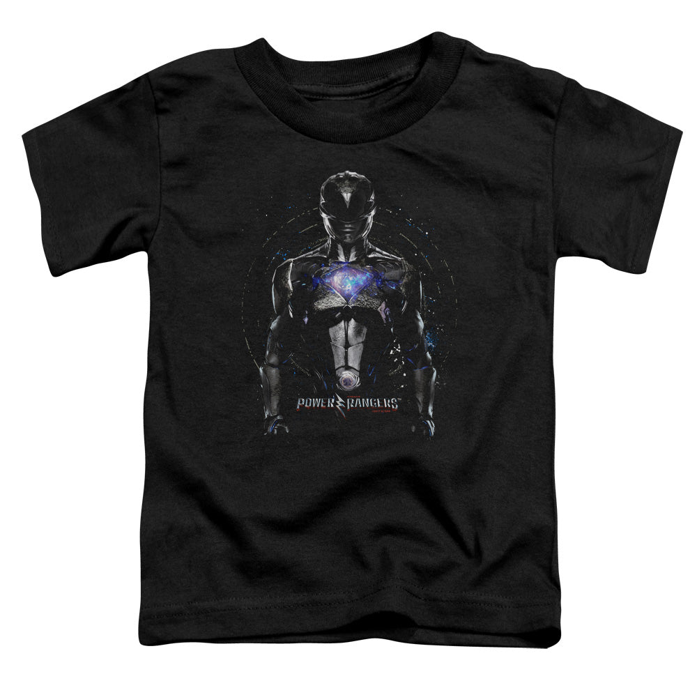 Power Rangers Black Ranger Toddler Kids Youth T Shirt Black