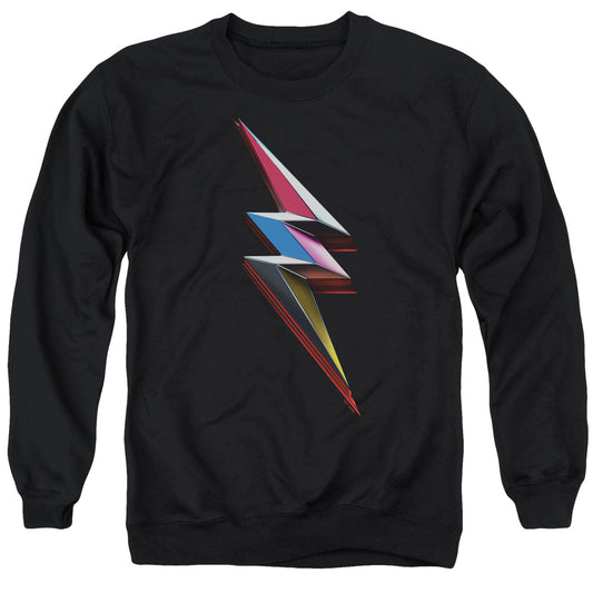 Power Rangers Movie Bolt Mens Crewneck Sweatshirt Black