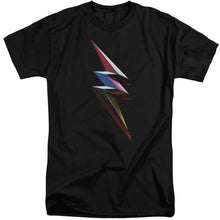Load image into Gallery viewer, Power Rangers Movie Bolt Mens Tall T Shirt Black